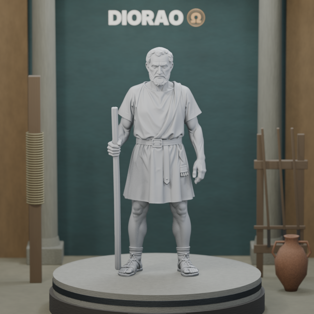 Ludus Gladiator School diorama scene