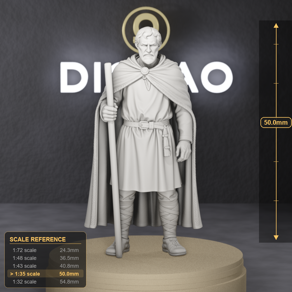 Training Yard Instructor - Anglo-Saxon training yard instructor. - size reference with ruler.