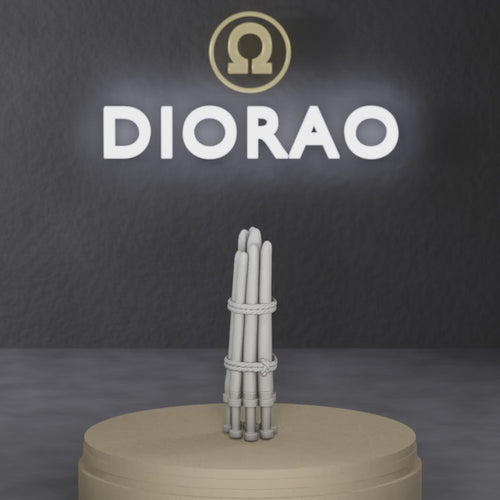 Bundle of Practice Swords — stacked Roman wooden gladii ligneii, 1:35 scale grey resin miniature.