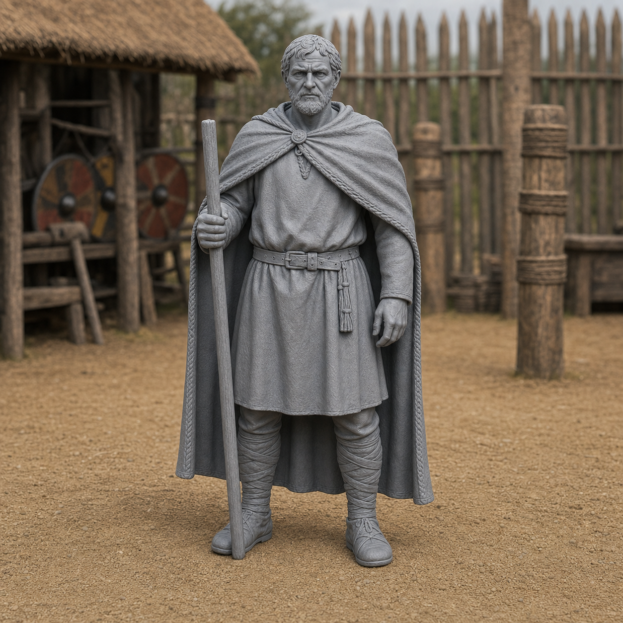Training Yard Instructor - Anglo-Saxon training yard instructor.