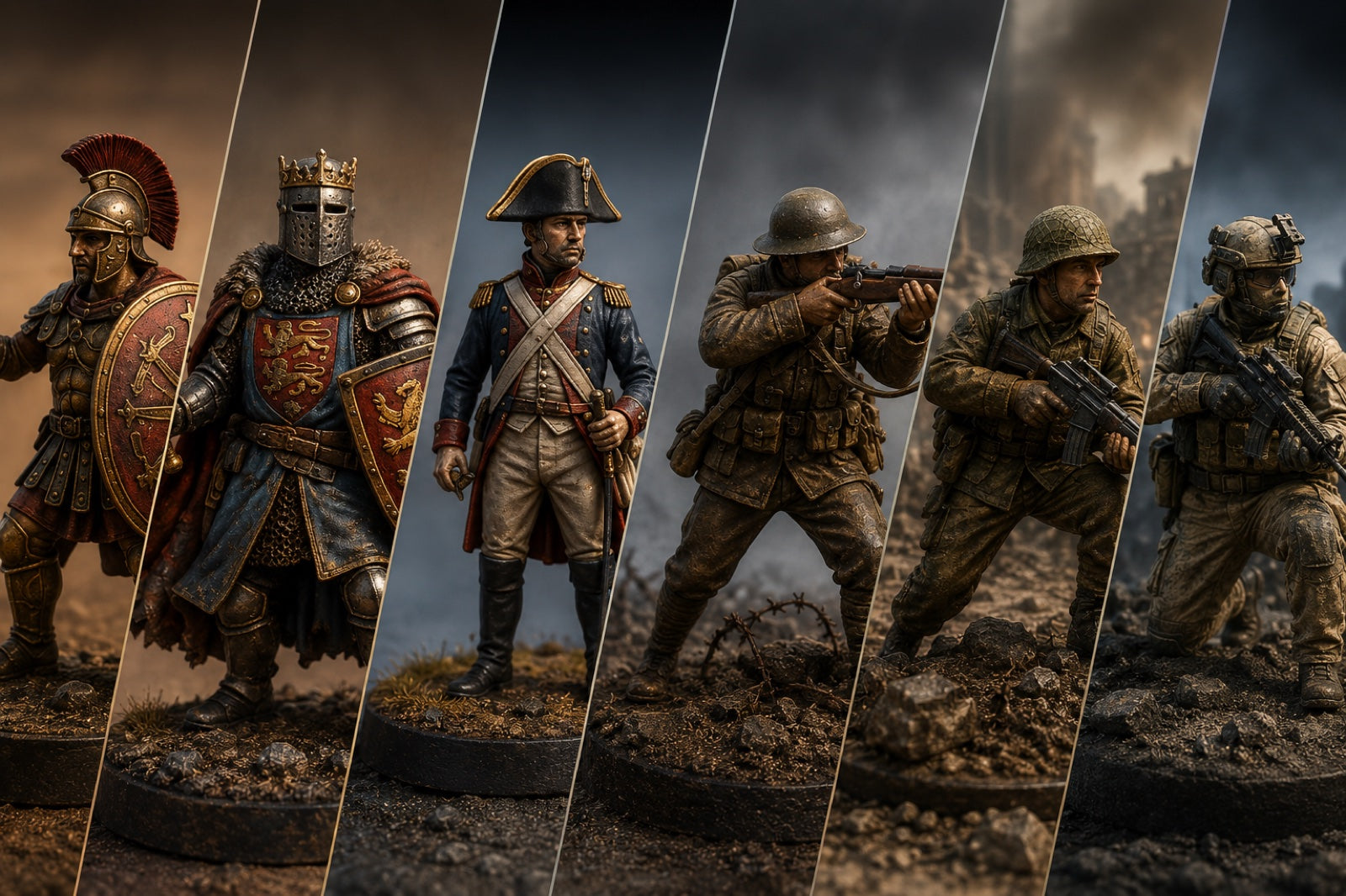 DIORAO — All miniatures · resin-printed historical figures